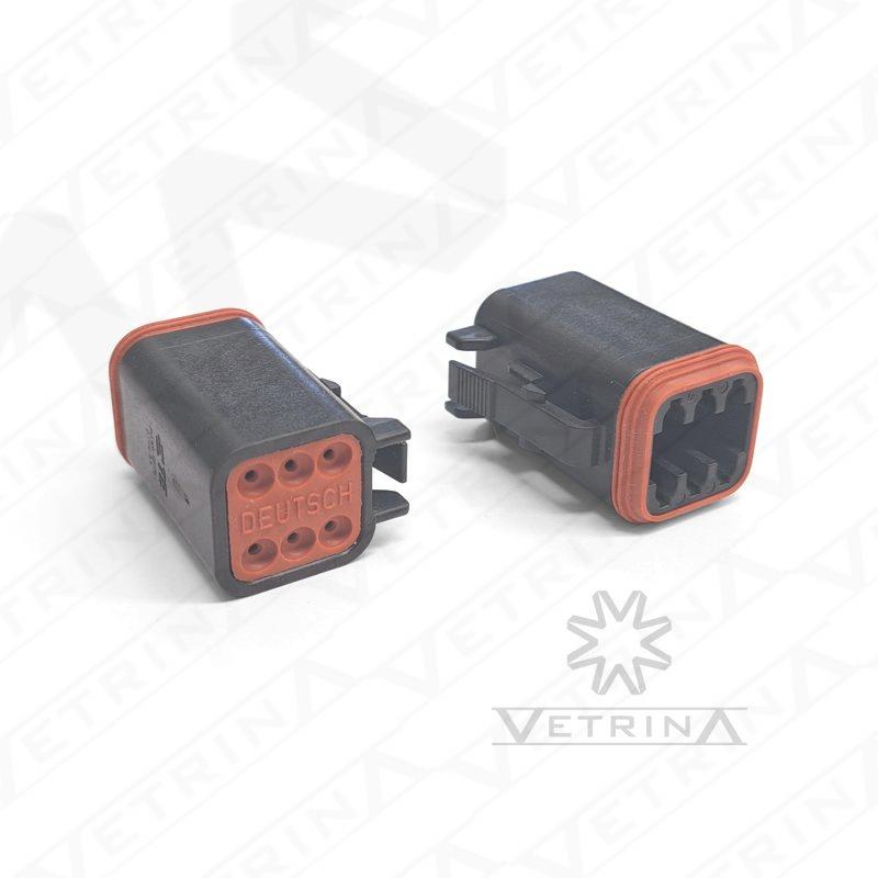 Conector DEUSTCH DT 6 Vias preto