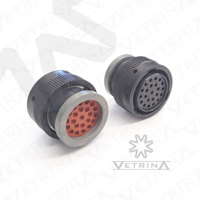 Conector DEUTSCH HDP 23 vias azul/cinza