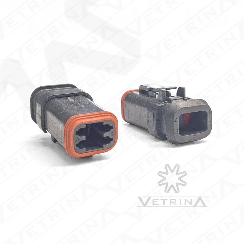 Conector DEUTSCH DT 4 vias long cap