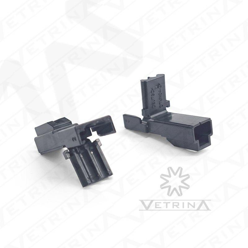 Conector DEUTSCH DTMN 2 vias preto