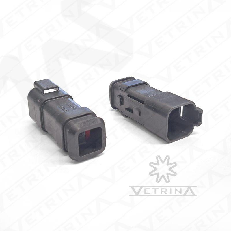 Conector DEUSTCH DT 6 vias com ponta alongada