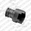 Conector 2 vias preto articulado