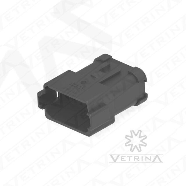 Conector 12 vias preto