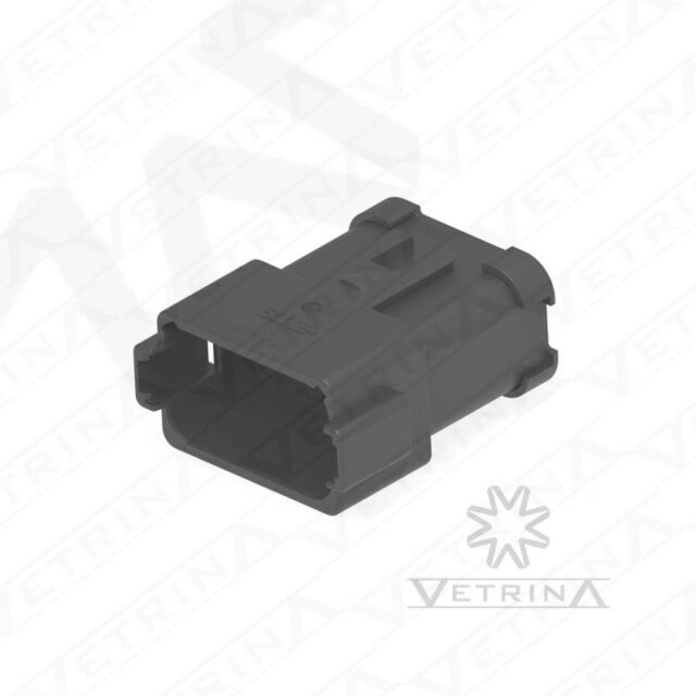 Conector 12 vias preto