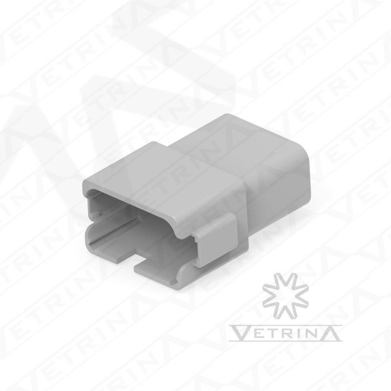 Conector 12 vias preto