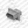 Conector cinza 12 vias com flange