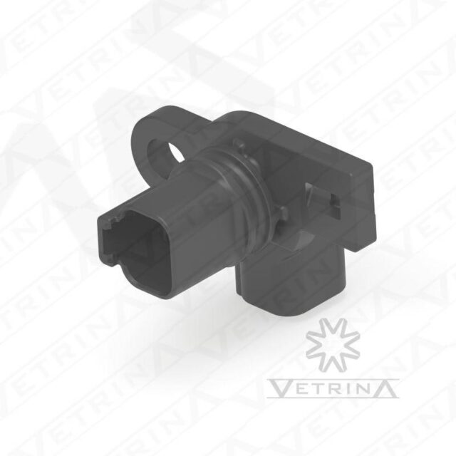 Conector 2 vias preto
