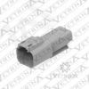 Conector 2 vias cinza