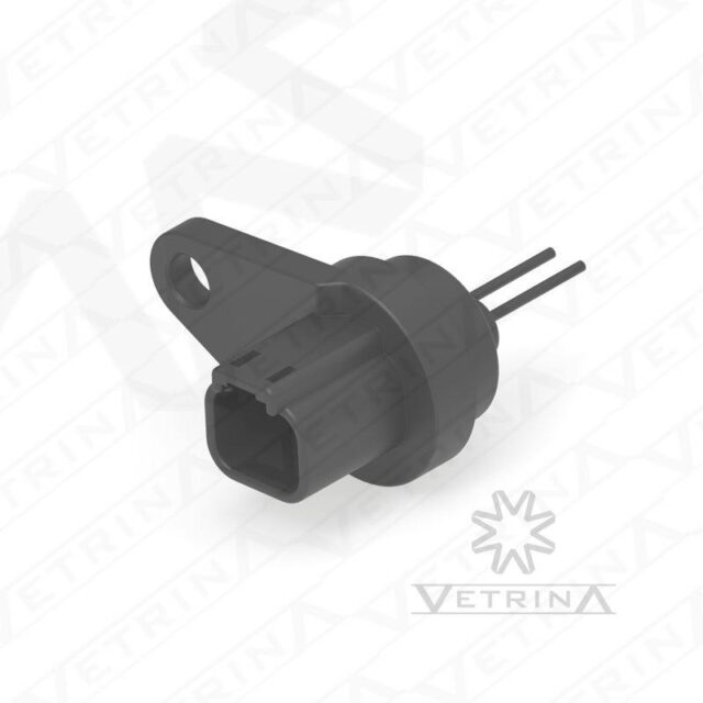 Conector 2 vias preto