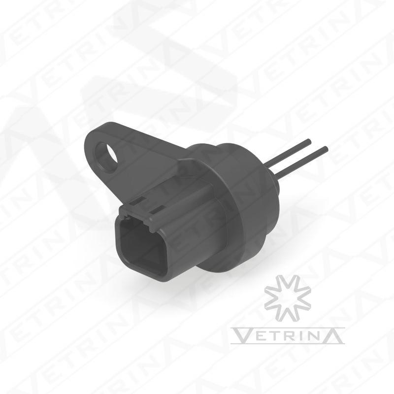 Conector 2 vias preto