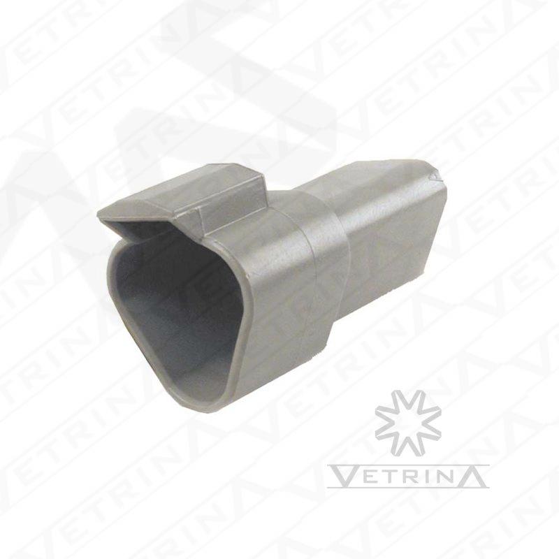 Conector 3 vias cinza