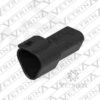 Conector 3 vias preto