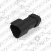 Conector 3 vias preto