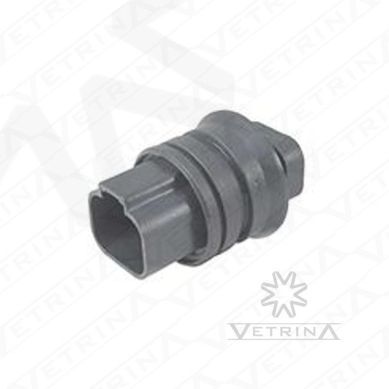 Conector 4 vias preto