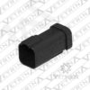 Conector 6 vias preto