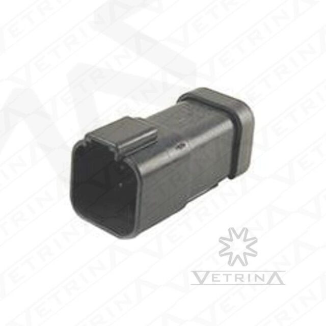 Conector 6 vias preto
