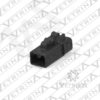 Conector 2 vias preto