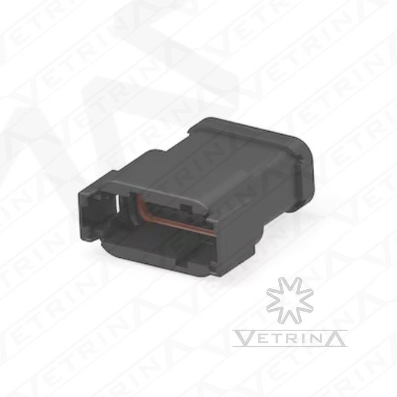 Conector 12 vias preto