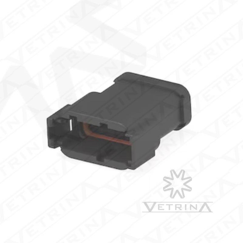 Conector 12 vias preto