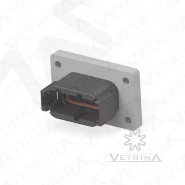 Conector 12 vias com flange