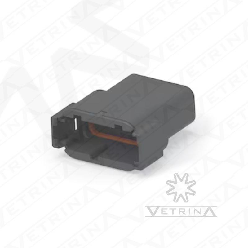 Conector 12 vias preto
