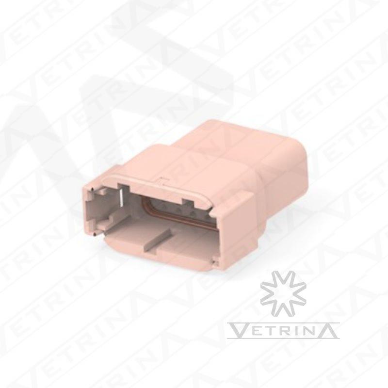 Conector 12 vias rosa