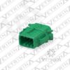 Conector 8 vias verde