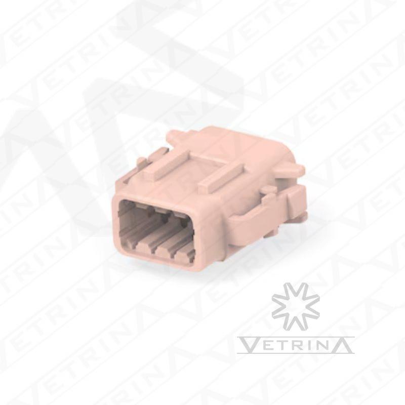 Conector 8 vias rosa