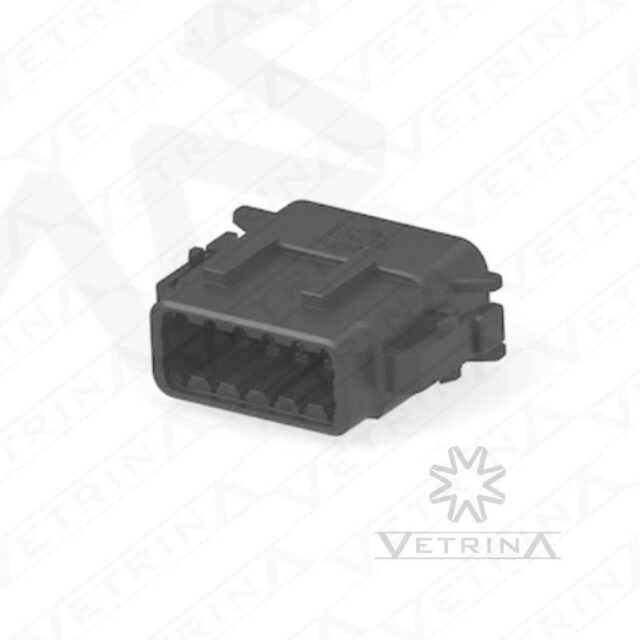 Conector 12 vias preto