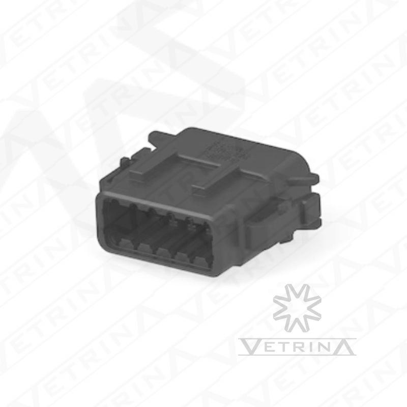 Conector 12 vias preto