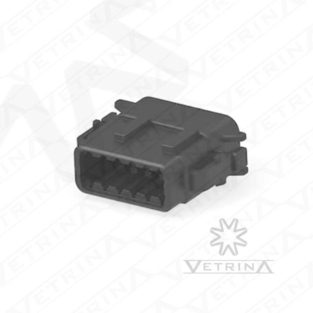 Conector 12 vias preto