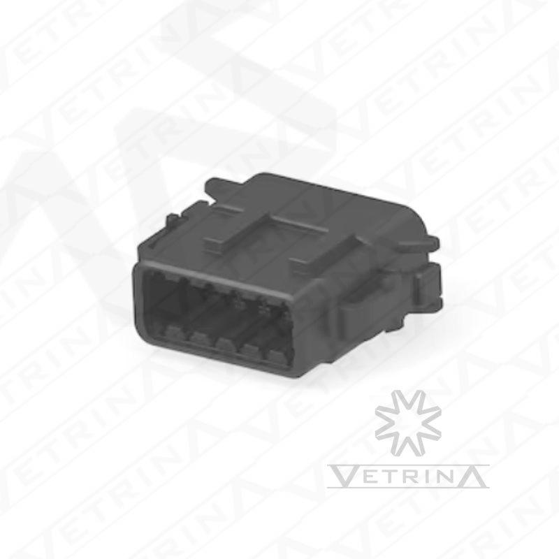 Conector 12 vias preto