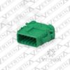 Conector 12 vias verde
