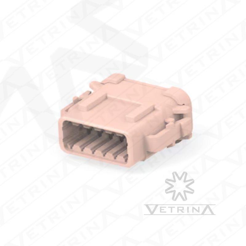 Conector 12 vias rosa