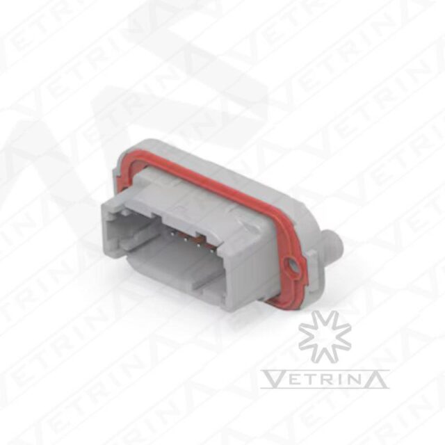 Conector 12 vias cinza