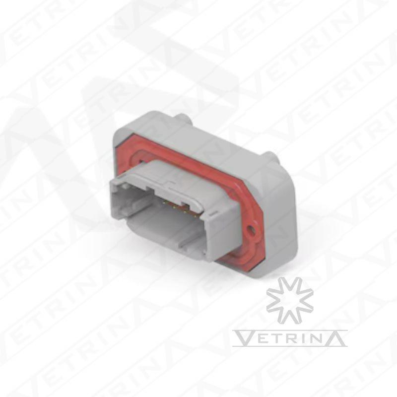 Conector 12 vias cinza