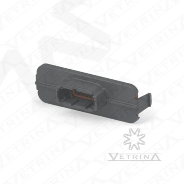 Conector 12 vias preto