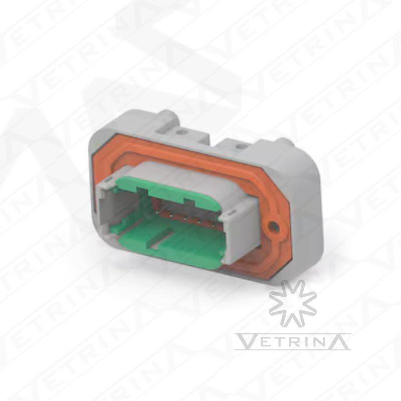 Conector macho 12 vias