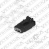 Conector 3 vias preto e cinza