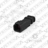 Conector 2 vias preto