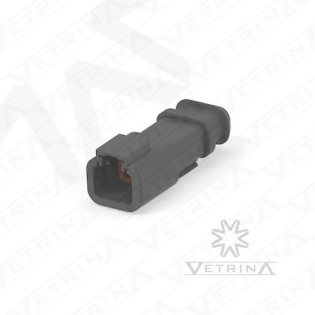 Conector 2 vias preto