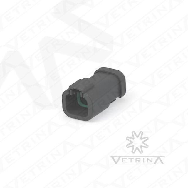 Conector 4 vias preto
