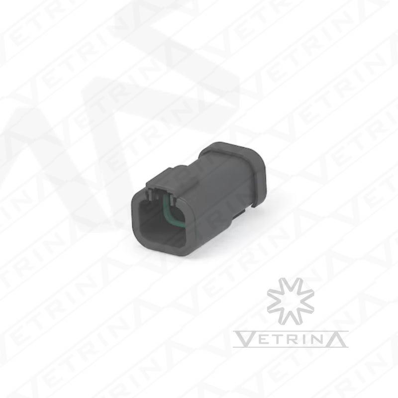 Conector 4 vias preto