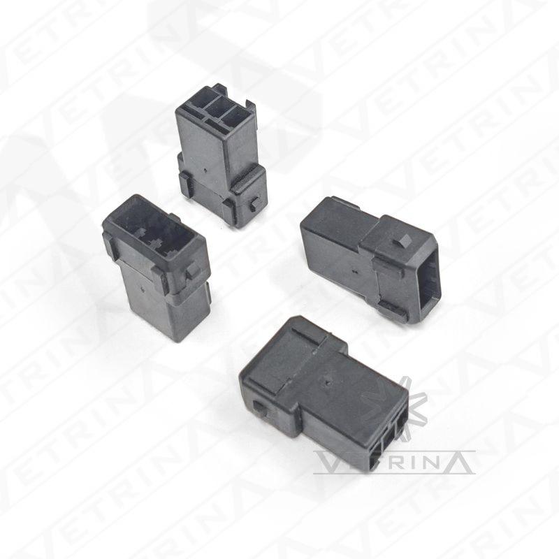 Conector JPT BULLDOG 3 vias preto