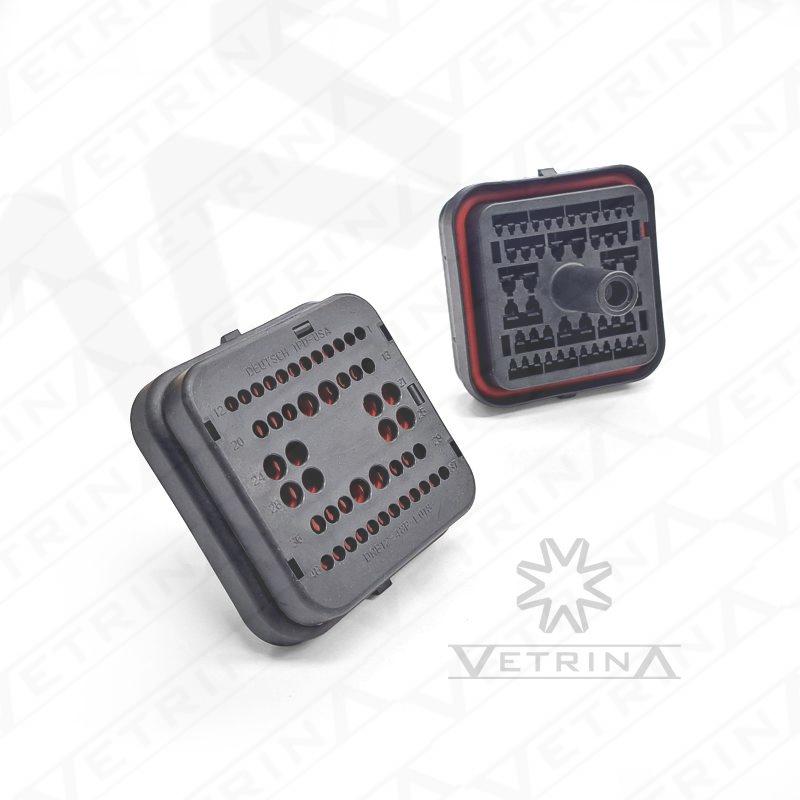 Conector DEUTSCH DRB 48 vias preto