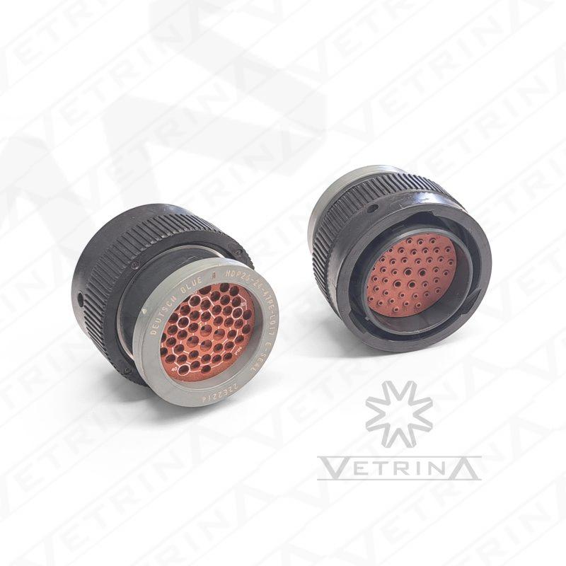 Conector DEUTSCH HDP 47 vias azul/cinza