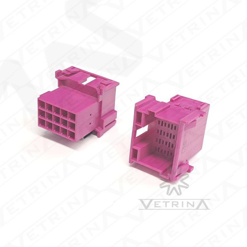 Conector JPT 15 VIAS ROXO