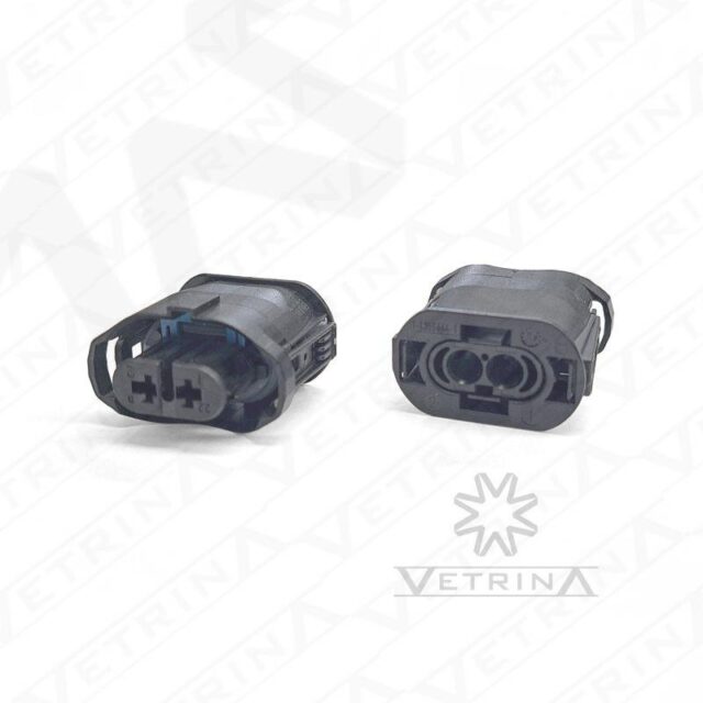 Conector JPT 2 Vias preto