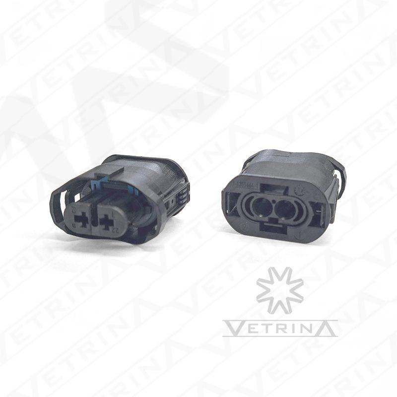Conector JPT 2 Vias preto