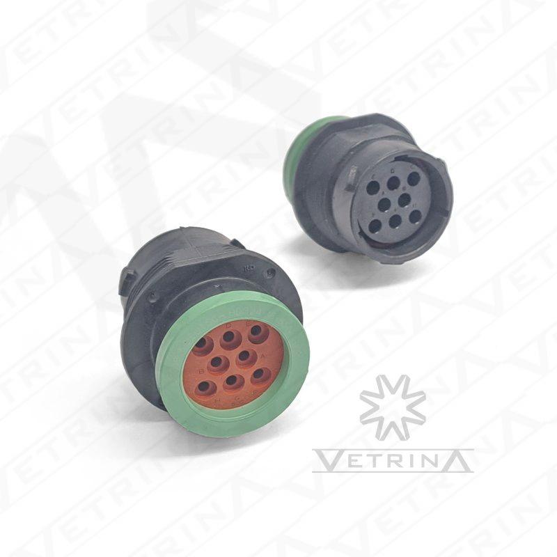 Conector DEUTSCH HDP 8 vias verde